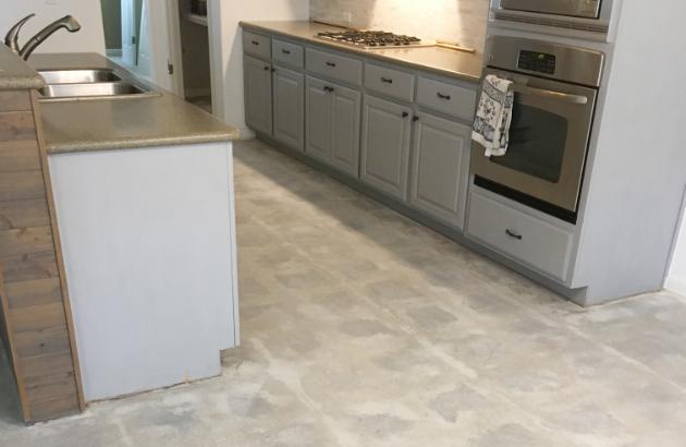 Dustless floor removal kitchen